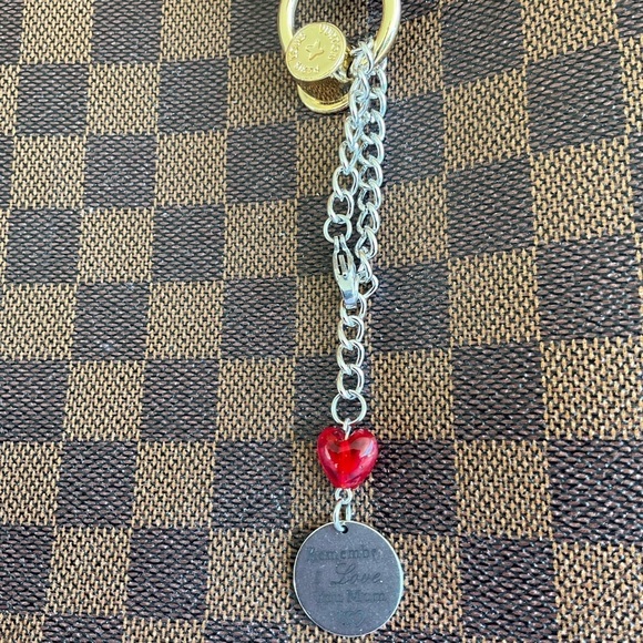 Hand Crafted Mom Charm for Tumbler Handle Stanley Cup Water Bottle Red Silver - Picture 5 of 11